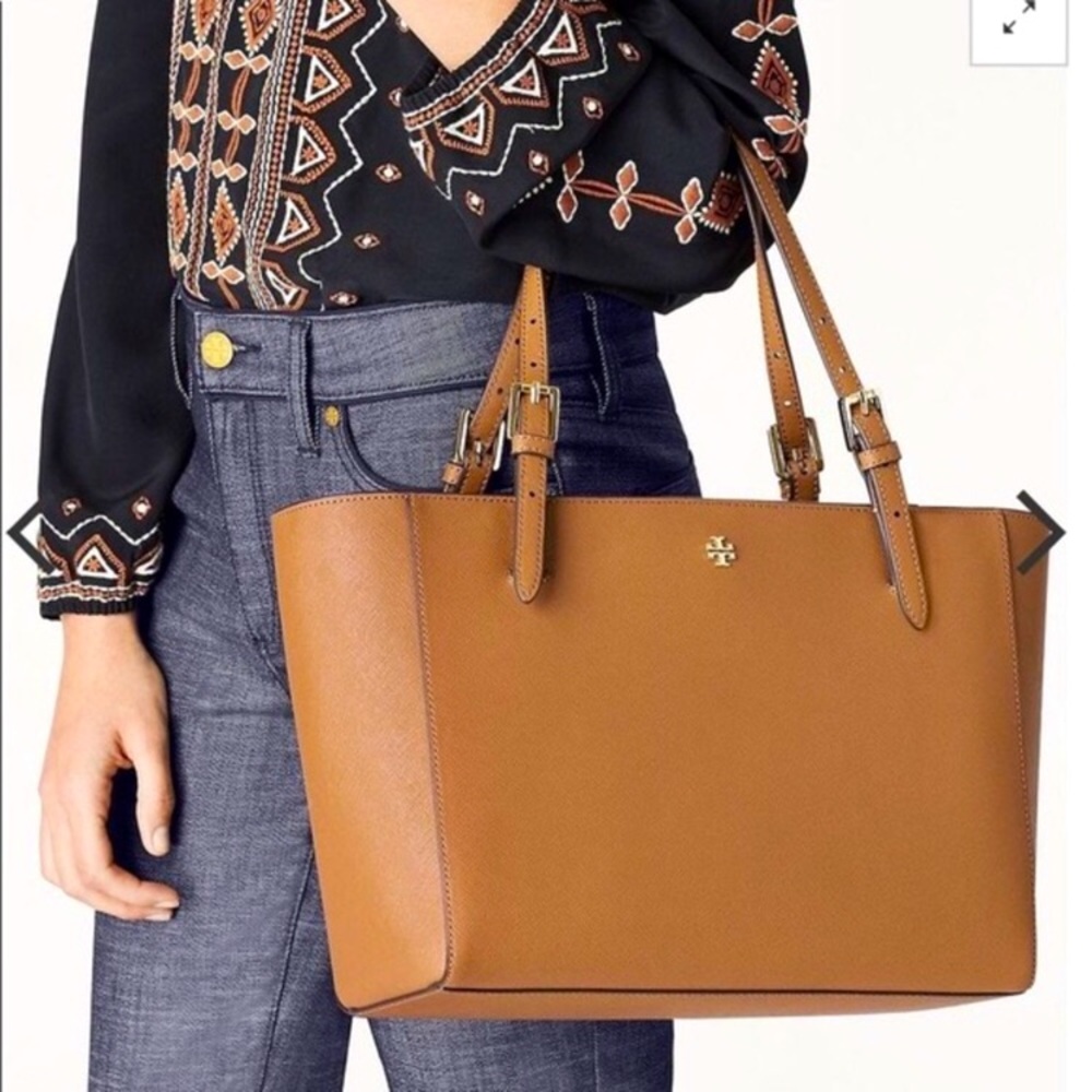 NWT Tory Burch large cardamom Emerson Buckle tote